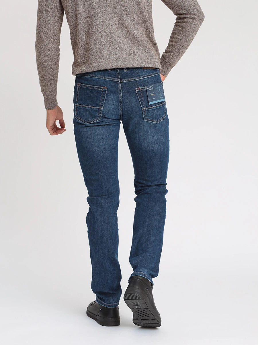Базовые джинсы из стрейч-хлопка